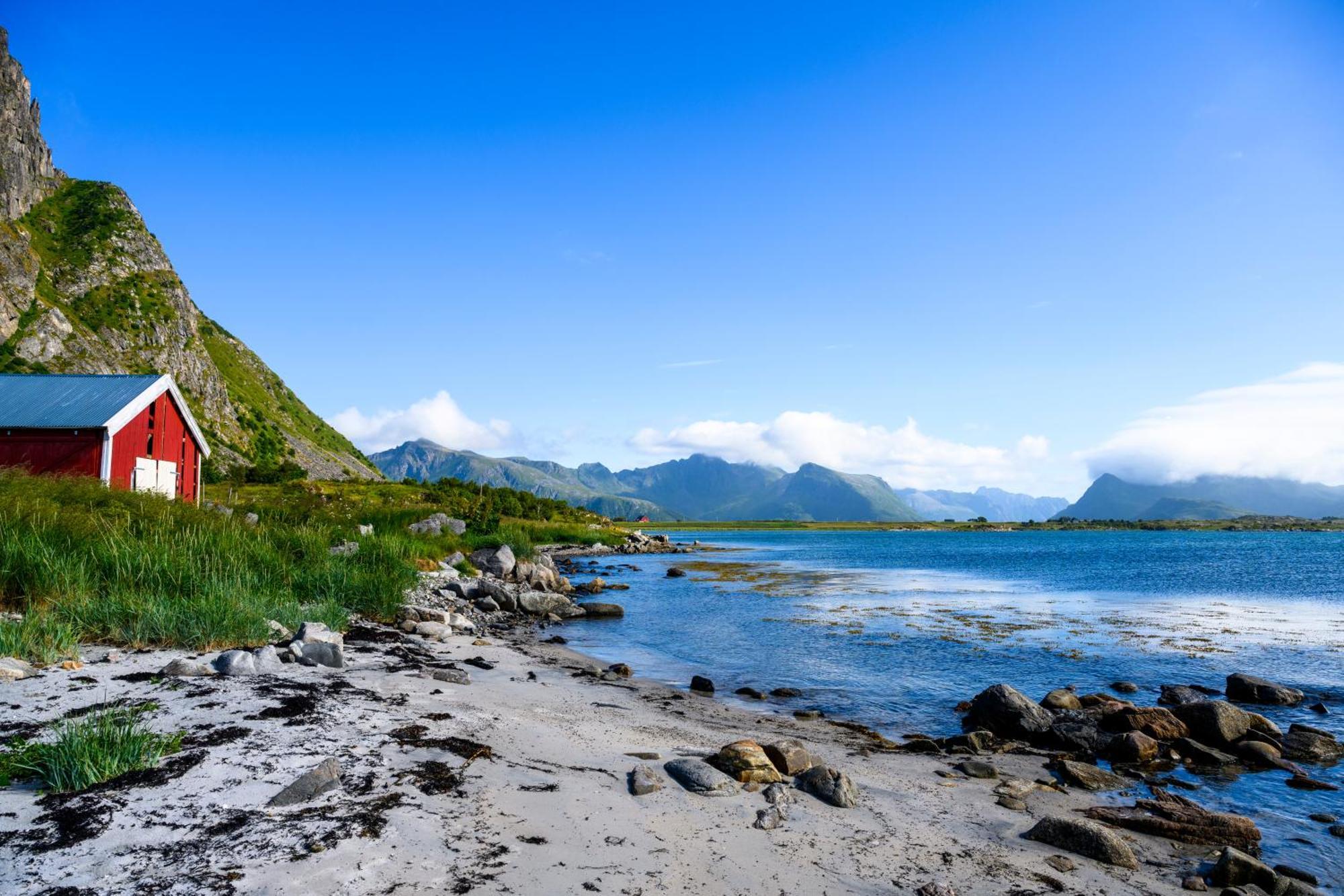 فيلا Lillevik Lofoten Gimsoy المظهر الخارجي الصورة